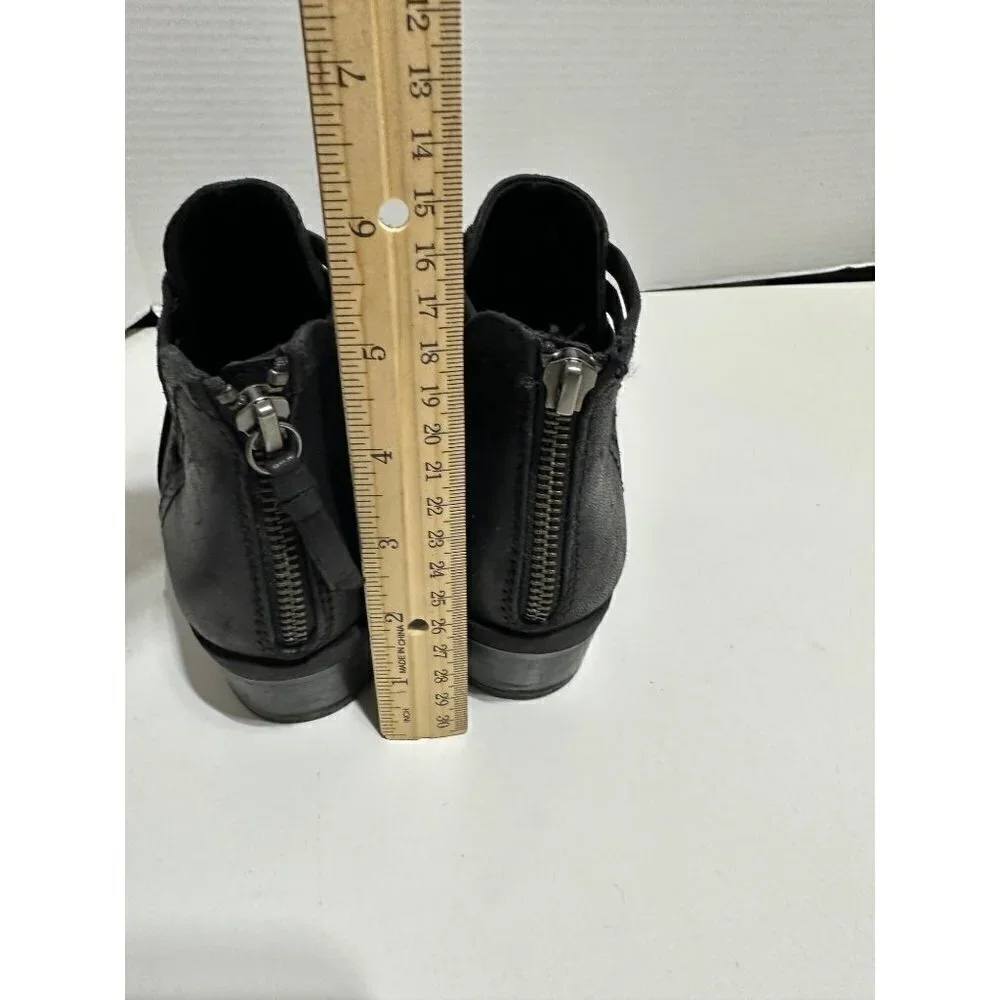 BareTraps black goldie Ankle boots Criss Cross Boho zip up size 6 NWOT
